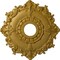 Ekena Millwork Riley Ceiling Medallion (Fits Canopies up to 4 5/8"), 18"OD x 3 1/2"ID x 1 1/2"P, Pharaohs Gold CM18RLPGS - alternate 1